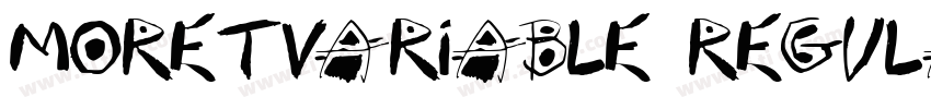 MoretVariable Regula字体转换